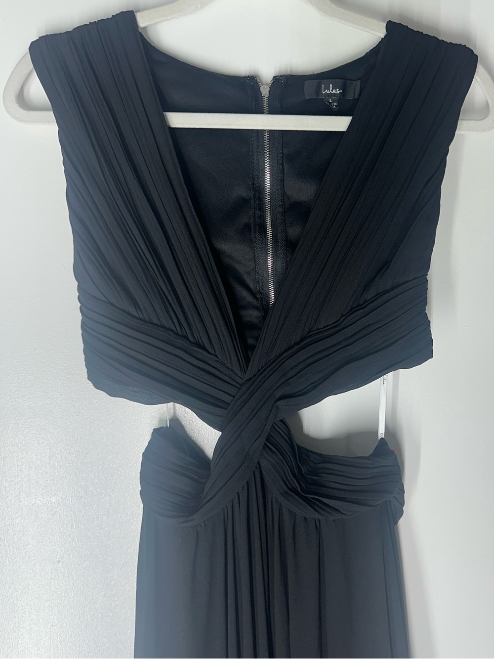 Lulu's Vivid Imagination Black Cutout Maxi Dress l - Picture 8 of 16